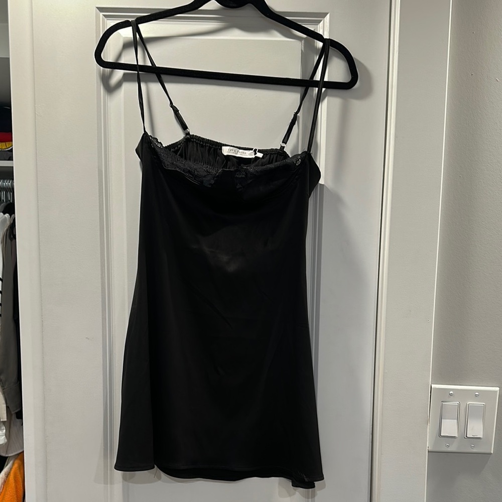 12th Tribe Black Mini Dress